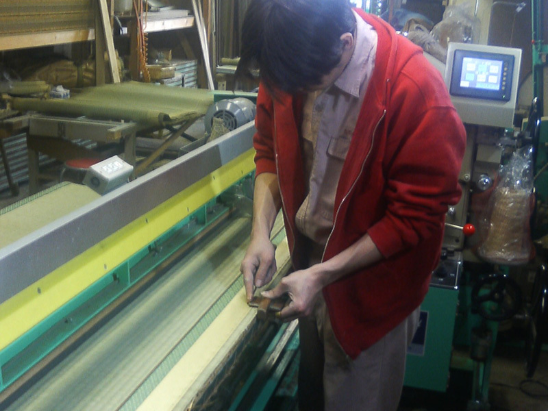 畳縁を折り返す 畳縁を折り返す